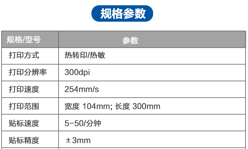 高速緩存打印貼标機