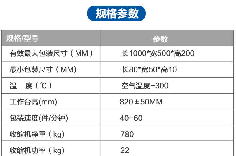 精緻型恒溫收縮包裝機